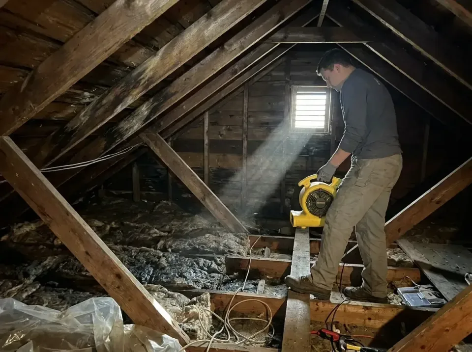 attic-water-damage-drying-proc-007 — frequently asked questions, Emergency Water Extraction & 24/7 Flood Response in West St…